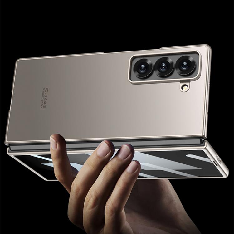 For Samsung Galaxy Z Fold6 Slim GKK Integrated AG Craft Skin Feel Full Coverage Phone Case(Black) - Galaxy Phone Cases by GKK | Online Shopping UK | buy2fix