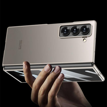 For Samsung Galaxy Z Fold6 Slim GKK Integrated AG Craft Skin Feel Full Coverage Phone Case(Green) - Galaxy Phone Cases by GKK | Online Shopping UK | buy2fix