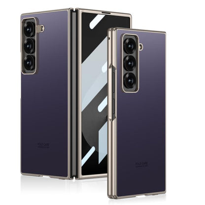 For Samsung Galaxy Z Fold6 Slim GKK Integrated AG Craft Skin Feel Full Coverage Phone Case(Purple) - Galaxy Phone Cases by GKK | Online Shopping UK | buy2fix