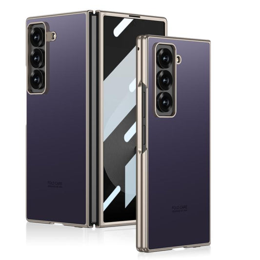 For Samsung Galaxy Z Fold6 Slim GKK Integrated AG Craft Skin Feel Full Coverage Phone Case(Purple) - Galaxy Phone Cases by GKK | Online Shopping UK | buy2fix