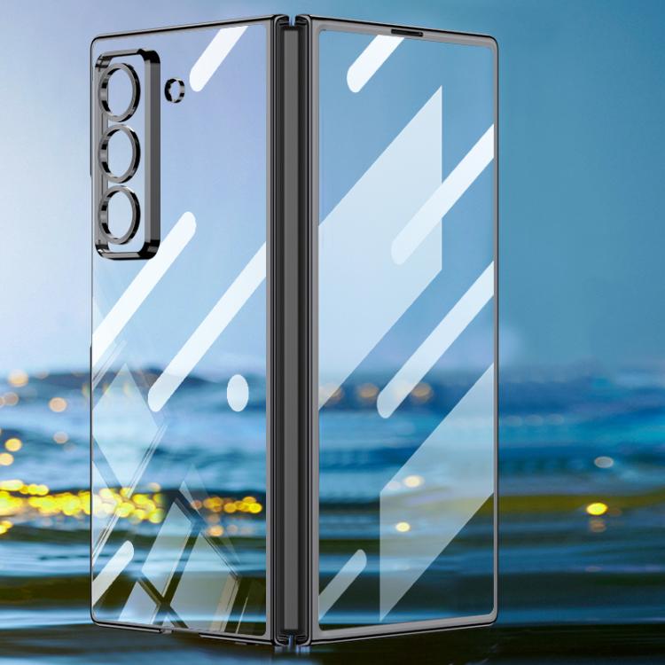 For Samsung Galaxy Z Fold6 Slim GKK Integrated Electroplating Phantom Full Coverage Phone Case(Black) - Galaxy Phone Cases by GKK | Online Shopping UK | buy2fix