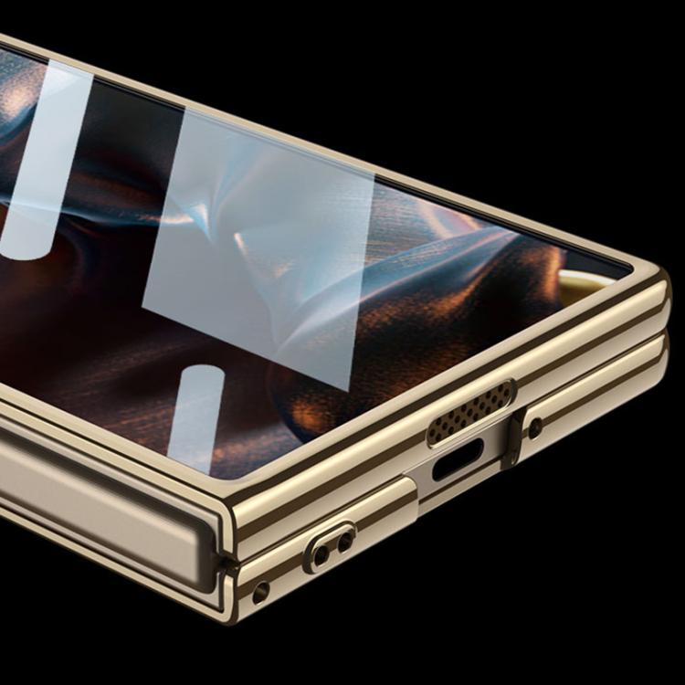 For Samsung Galaxy Z Fold6 Slim GKK Integrated Electroplating Phantom Full Coverage Phone Case(Black) - Galaxy Phone Cases by GKK | Online Shopping UK | buy2fix