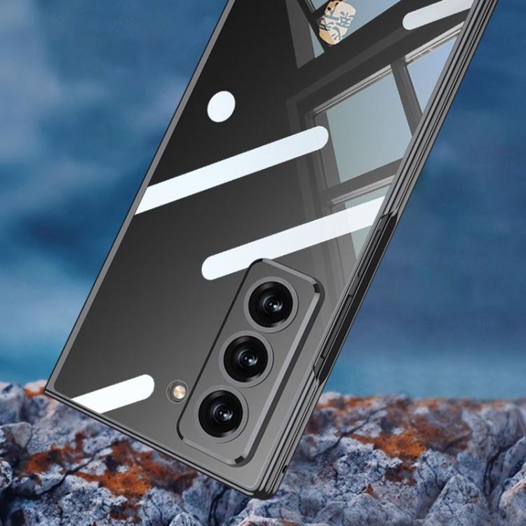 For Samsung Galaxy Z Fold6 Slim GKK Integrated Electroplating Phantom Full Coverage Phone Case(Black) - Galaxy Phone Cases by GKK | Online Shopping UK | buy2fix