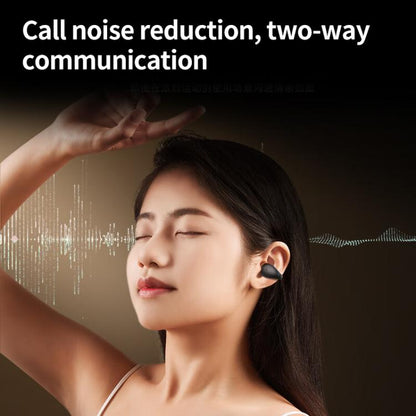 Lenovo TC3403 Open Ear Clip Type ENC True Wireless BT 5.3 Earphones(Black) - TWS Earphone by Lenovo | Online Shopping UK | buy2fix