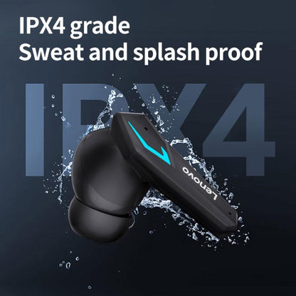 Lenovo TG102 AI Intelligent Noise Reduction Game BT 5.4 Wireless Earphones(Black) - TWS Earphone by Lenovo | Online Shopping UK | buy2fix