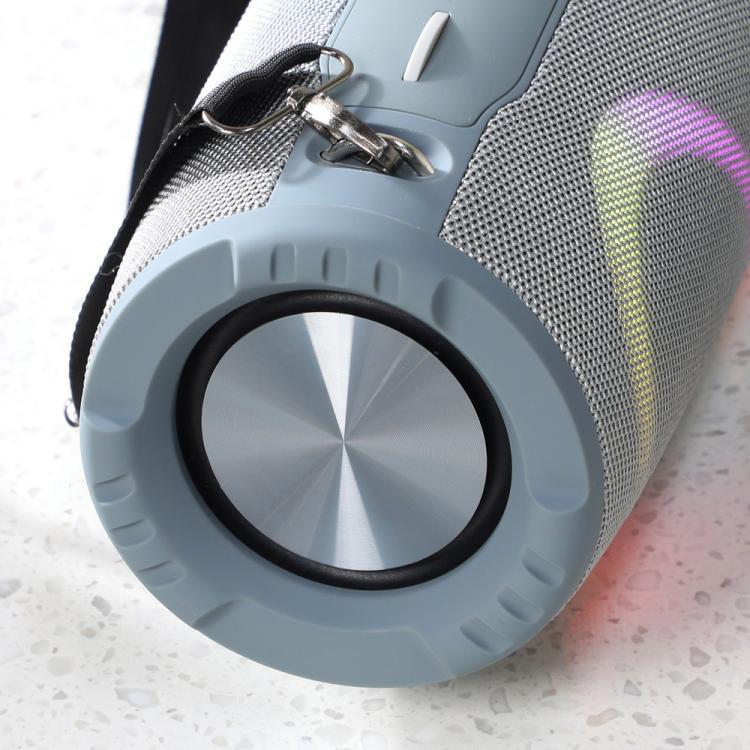 T&G TG676 30W Music Battle Drum Portable Strap Bluetooth Speaker with RGB Light(Black) - Desktop Speaker by T&G | Online Shopping UK | buy2fix