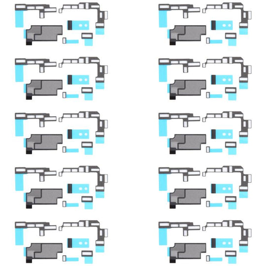 For iPhone 16 10 PCS/Pack Mainboard Heat Sink Sticker + FPC Sponge Foam Pads