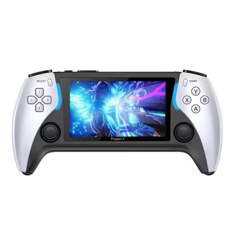PROJECT X Handheld Game Console 4.3 inch Screen ATM 7051 CPU(White) - Pocket Console by buy2fix | Online Shopping UK | buy2fix