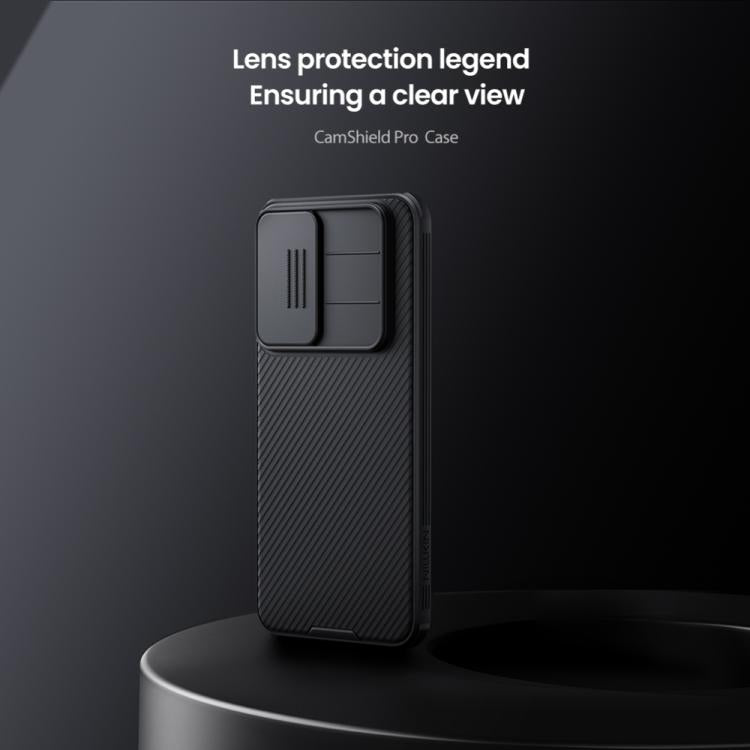 For Samsung Galaxy A56 5G NILLKIN Black Mirror Pro Series Camshield PC Phone Case(Black) - Galaxy Phone Cases by NILLKIN | Online Shopping UK | buy2fix