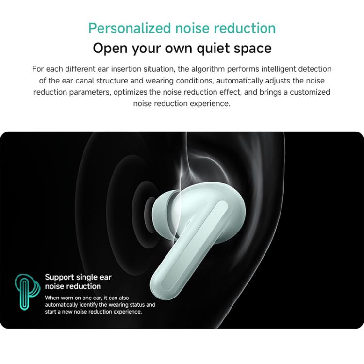 Xiaomi Redmi Buds 6 Active Noise Reduction Wireless Bluetooth Earphone(Green) - Bluetooth Earphone by Xiaomi | Online Shopping UK | buy2fix