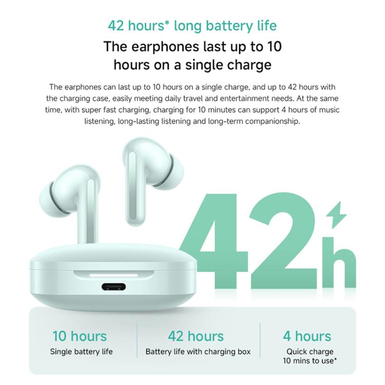 Xiaomi Redmi Buds 6 Active Noise Reduction Wireless Bluetooth Earphone(White) - Bluetooth Earphone by Xiaomi | Online Shopping UK | buy2fix