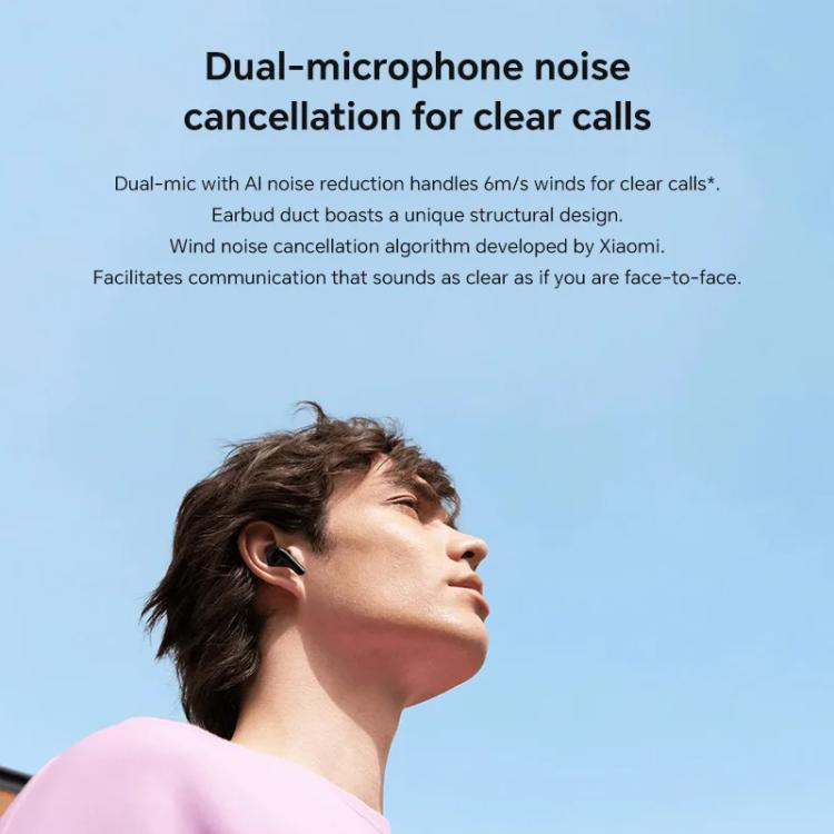 Xiaomi Redmi Buds 6 Lite Dual Microphone AI Call Wireless Bluetooth Earphone(White) - Bluetooth Earphone by Xiaomi | Online Shopping UK | buy2fix