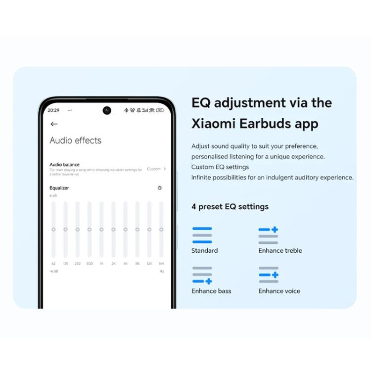 Xiaomi Redmi Buds 6 Lite Dual Microphone AI Call Wireless Bluetooth Earphone(Black) - Bluetooth Earphone by Xiaomi | Online Shopping UK | buy2fix