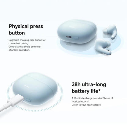 Xiaomi Redmi Buds 6 Lite Dual Microphone AI Call Wireless Bluetooth Earphone(Black) - Bluetooth Earphone by Xiaomi | Online Shopping UK | buy2fix