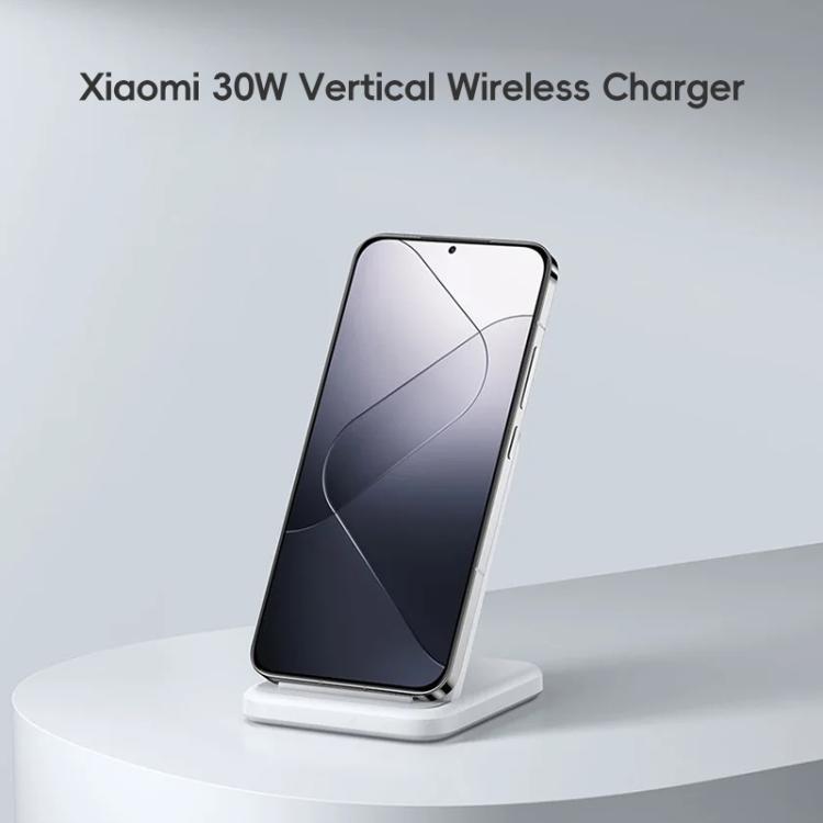 Original Xiaomi 30W Vertical Stand Wireless Charger(White) - Wireless Charger by Xiaomi | Online Shopping UK | buy2fix