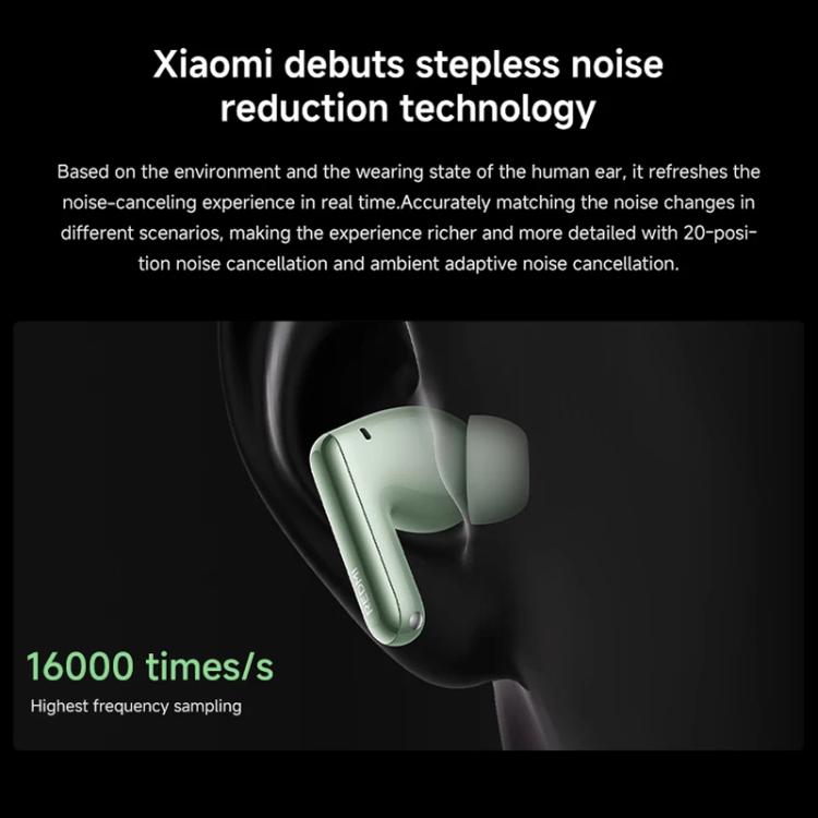 Xiaomi Redmi Buds 6 Pro Active Noise Reduction Wireless Bluetooth Earphone(Green) - Bluetooth Earphone by Xiaomi | Online Shopping UK | buy2fix