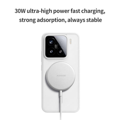 Original Xiaomi 30W Magnetic Wireless Charger(White) - Wireless Charger by Xiaomi | Online Shopping UK | buy2fix