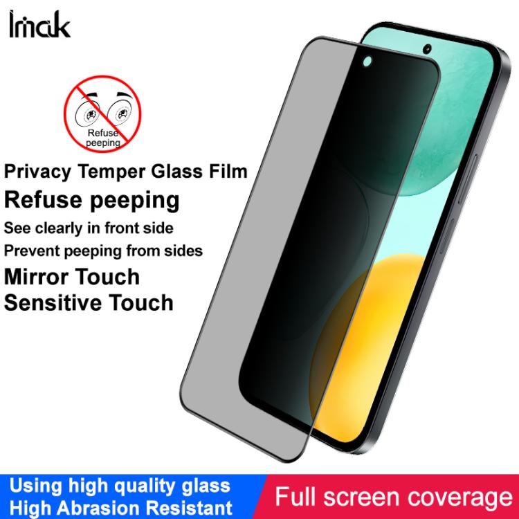 For Honor X6c 4G imak HD Full Screen Privacy Tempered Glass Protective Film - Honor Cases by imak | Online Shopping UK | buy2fix