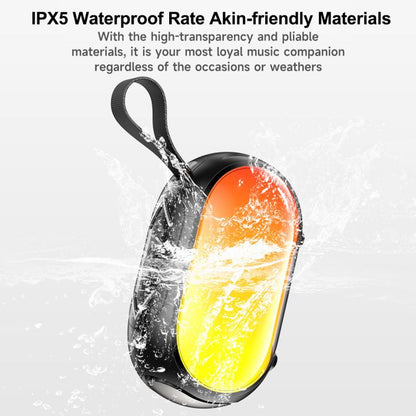 awei KA1 Outdoor Portable Colorful Light Bluetooth Speaker(Black) - Desktop Speaker by awei | Online Shopping UK | buy2fix