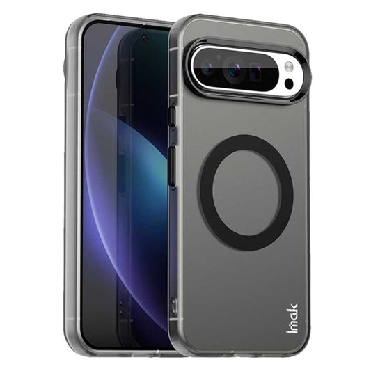 For Google Pixel 9 Pro XL IMAK Candy Series Shockproof MagSafe Phone Case(Black) by imak