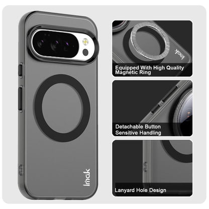 For Google Pixel 10 / Pixel 10 Pro IMAK Candy Series Shockproof MagSafe Phone Case(Black) - Google Cases by imak | Online Shopping UK | buy2fix