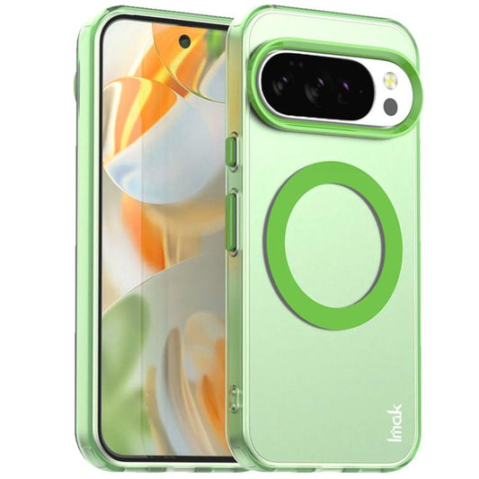 For Google Pixel 10 / Pixel 10 Pro IMAK Candy Series Shockproof MagSafe Phone Case(Green) - Google Cases by imak | Online Shopping UK | buy2fix