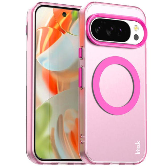 For Google Pixel 10 / Pixel 10 Pro IMAK Candy Series Shockproof MagSafe Phone Case(Red)