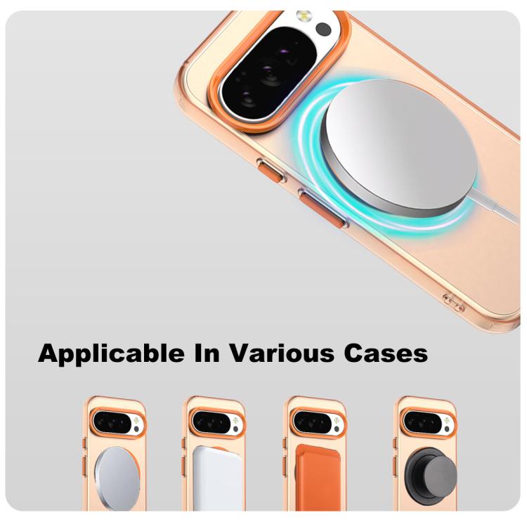 For Google Pixel 10 / Pixel 10 Pro IMAK Candy Series Shockproof MagSafe Phone Case(Orange) - Google Cases by imak | Online Shopping UK | buy2fix