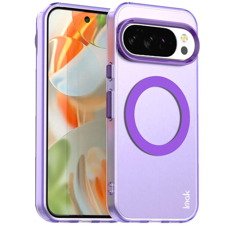 For Google Pixel 10 / Pixel 10 Pro IMAK Candy Series Shockproof MagSafe Phone Case(Purple) - Google Cases by imak | Online Shopping UK | buy2fix