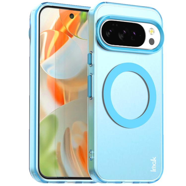 For Google Pixel 10 Pro XL IMAK Candy Series Shockproof MagSafe Phone Case(Blue) - Google Cases by imak | Online Shopping UK | buy2fix