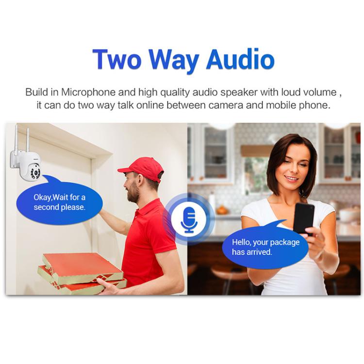 ESCAM WNK710 3MP HD Motion Detection WiFi Intelligent Dual-light Source Camera, UK Plug(White) - Wireless Camera by ESCAM | Online Shopping UK | buy2fix