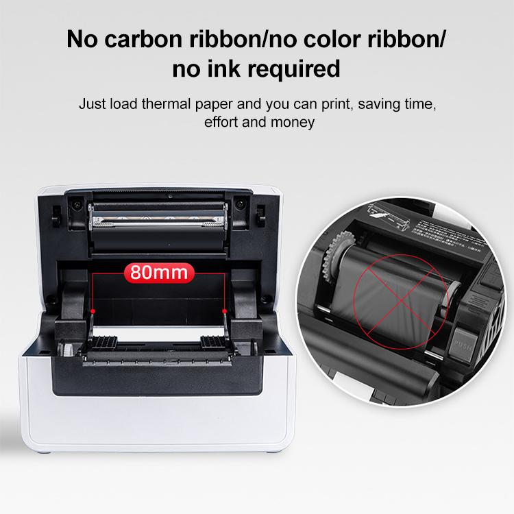 HPRT N31C Computer Version Express Electronic Waybill Printer, Plug:US Plug(White) - Printer by buy2fix | Online Shopping UK | buy2fix