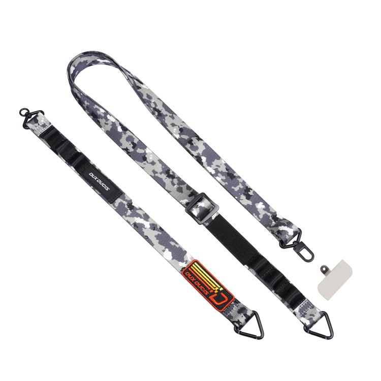 DUX DUCIS Outdoor Series Nylon Adjustable Crossbody Phone Lanyard(Camouflage Green) - Lanyards & Wrist Straps by DUX DUCIS | Online Shopping UK | buy2fix