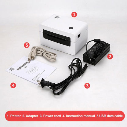 HPRT N31 Computer Version Express Electronic Waybill Printer, Plug:US Plug(White) by buy2fix