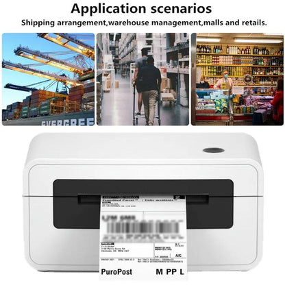 HPRT N41 Computer Version Express Electronic Waybill Printer, Plug:EU Plug(White) - Receipt Printers by buy2fix | Online Shopping UK | buy2fix