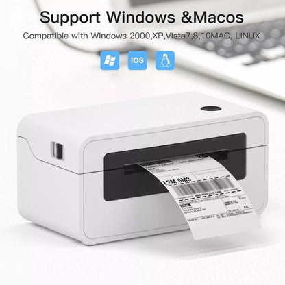 HPRT N41 Bluetooth Version Express Electronic Waybill Printer, Plug:EU Plug(White) - Printer by buy2fix | Online Shopping UK | buy2fix