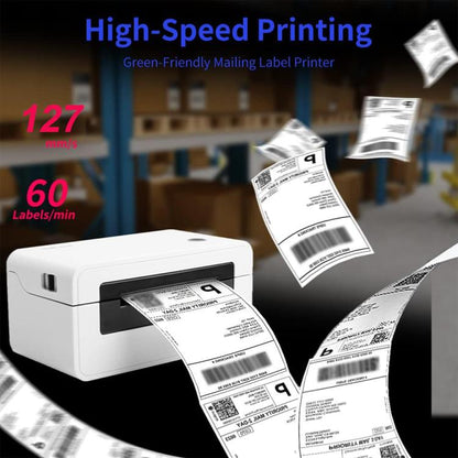 HPRT N41 Bluetooth Version Express Electronic Waybill Printer, Plug:EU Plug(White) - Printer by buy2fix | Online Shopping UK | buy2fix