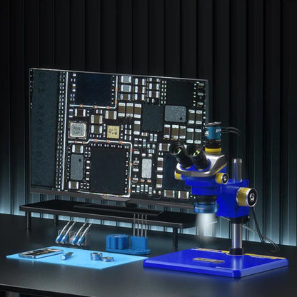 Mechanic Mic3 7X-50X CTV 0.45X Trinocular Stereo Microscope - Microscope Magnifier Series by MECHANIC | Online Shopping UK | buy2fix