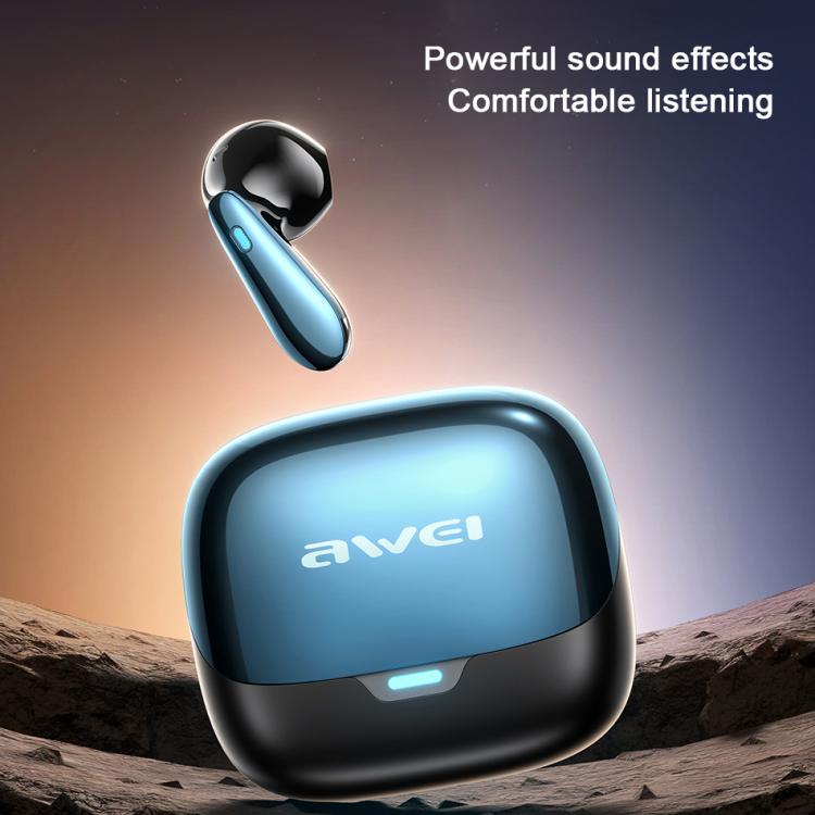 awei TA11 ANC Noise Reduction True Wireless Bluetooth Earphone(Black) - Bluetooth Earphone by awei | Online Shopping UK | buy2fix