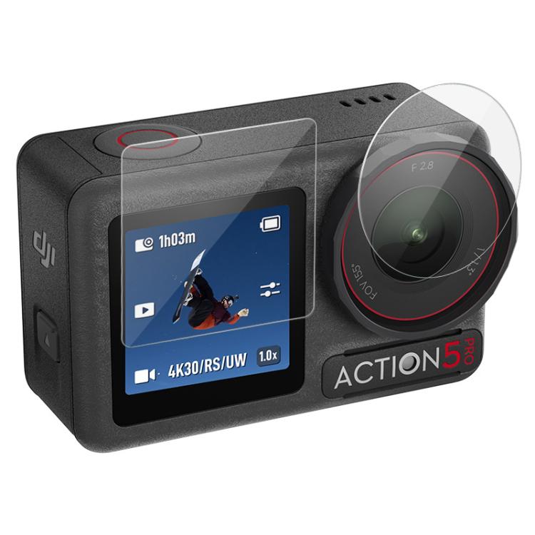 For DJI Osmo Action 5 Pro imak Rear Screen + Front Screen + Rear Camera Lens Tempered Glass Film - Other by imak | Online Shopping UK | buy2fix