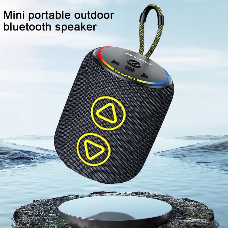 awei KA13 8W Portable TWS Bluetooth Speaker with RGB Light(Black) - Desktop Speaker by awei | Online Shopping UK | buy2fix