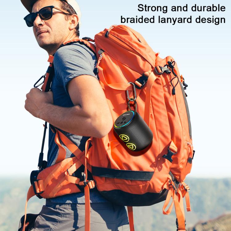 awei KA13 8W Portable TWS Bluetooth Speaker with RGB Light(Black) - Desktop Speaker by awei | Online Shopping UK | buy2fix