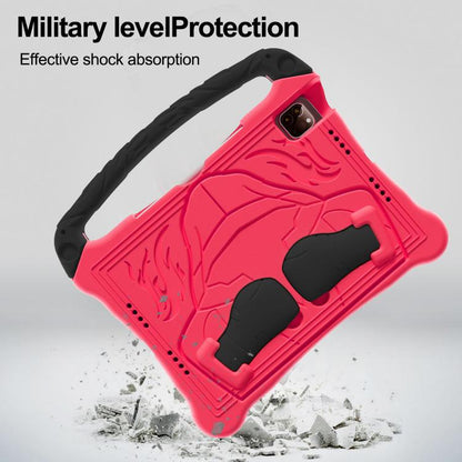For iPad Pro 11 2024 Boxing Series Kickstand EVA Shockproof Tablet Case with Shoulder Strap(Red Black) - iPad Pro 11 2024 Cases by buy2fix | Online Shopping UK | buy2fix