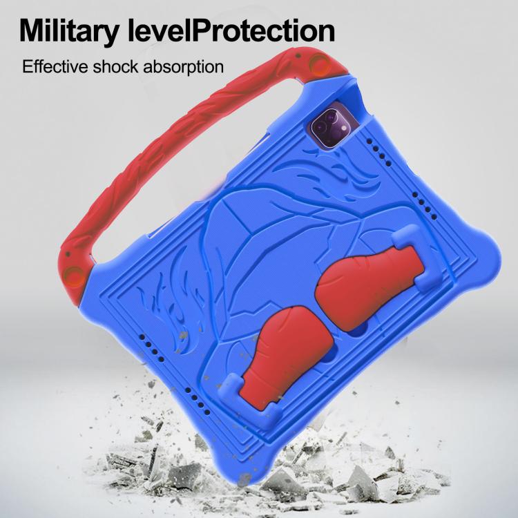 For iPad Pro 11 2024 Boxing Series Kickstand EVA Shockproof Tablet Case with Shoulder Strap(Blue Red) - iPad Pro 11 2024 Cases by buy2fix | Online Shopping UK | buy2fix