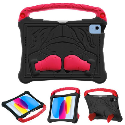 For iPad 2025 / 2022 Boxing Series Kickstand EVA Shockproof Tablet Case with Shoulder Strap(Black Red) - iPad 2025 / 2022 Cases by buy2fix | Online Shopping UK | buy2fix