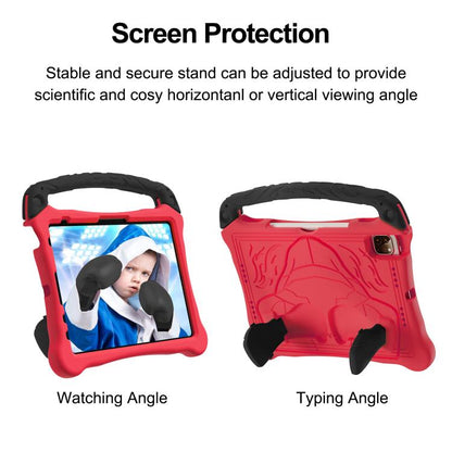 For iPad 2025 / 2022 Boxing Series Kickstand EVA Shockproof Tablet Case with Shoulder Strap(Red Black) - iPad 2025 / 2022 Cases by buy2fix | Online Shopping UK | buy2fix