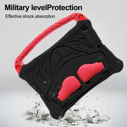 For iPad 10.5 2017 / Air 3 2019 Boxing Series Kickstand EVA Shockproof Tablet Case with Shoulder Strap(Black Red) - iPad Air (2019) Cases by buy2fix | Online Shopping UK | buy2fix