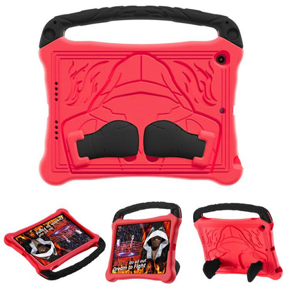 For iPad 10.5 2017 / Air 3 2019 Boxing Series Kickstand EVA Shockproof Tablet Case with Shoulder Strap(Red Black) - iPad Air (2019) Cases by buy2fix | Online Shopping UK | buy2fix