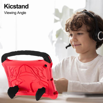 For iPad 10.5 2017 / Air 3 2019 Boxing Series Kickstand EVA Shockproof Tablet Case with Shoulder Strap(Red Black) - iPad Air (2019) Cases by buy2fix | Online Shopping UK | buy2fix