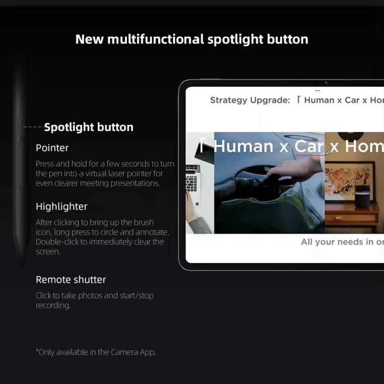 Original Xiaomi Focus Stylus Pen for Xiaomi Pad 6 Max 14 / Pad 6S Pro 12.4 / Pad 7 / Pad 7 Pro(White) - Stylus Pen by Xiaomi | Online Shopping UK | buy2fix